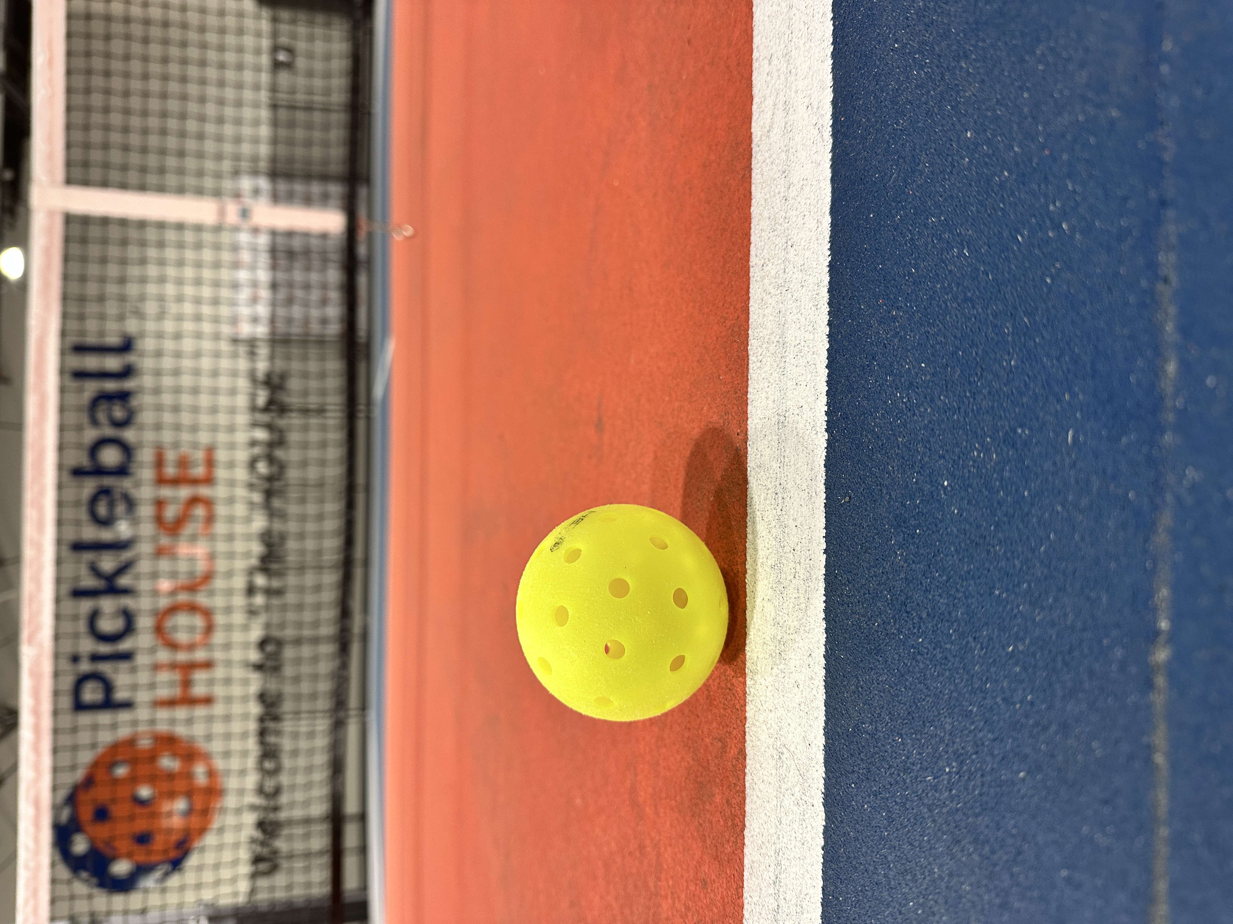 Pickleball court ready for environmental branding